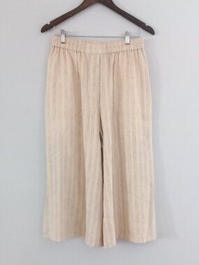 ACNE STUDIOS striped elastic waist wide leg pants